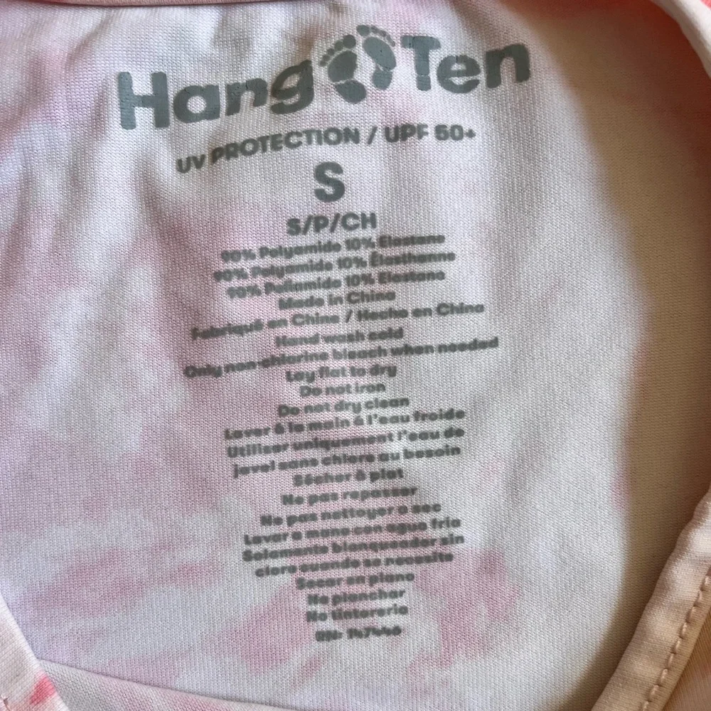 Pink Hang Ten UV Protection shirt Small Long Sleeve - Picture 4 of 4